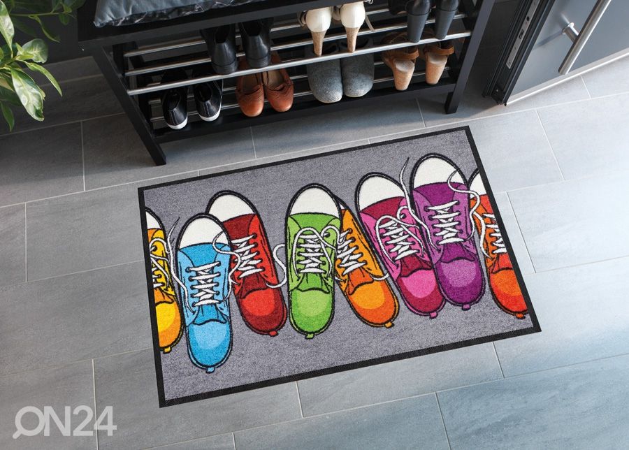 Matto Bunte Turnschuhe 50x75 cm kuvasuurennos