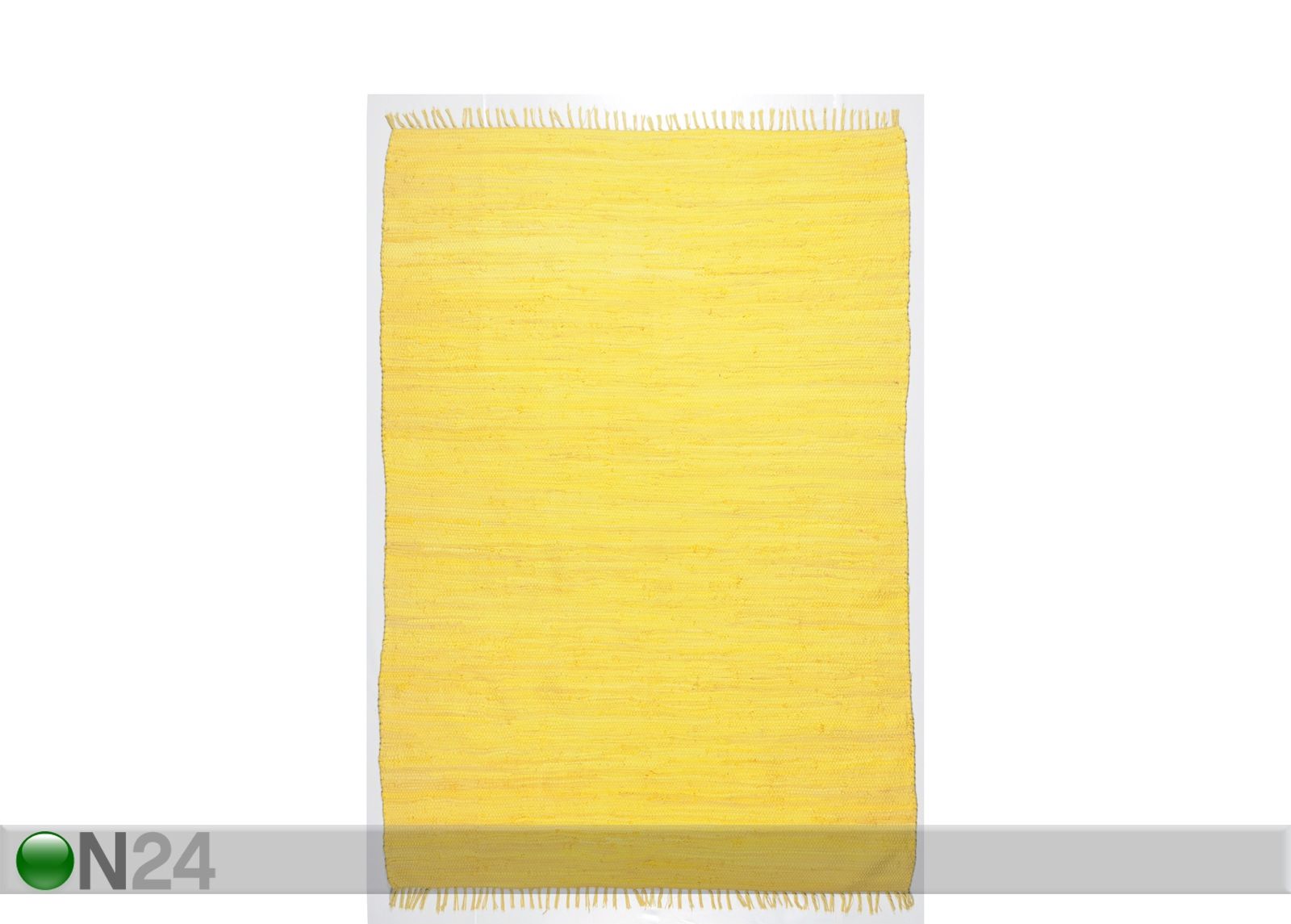 Matto Happy Cotton 70x250 cm, keltainen kuvasuurennos