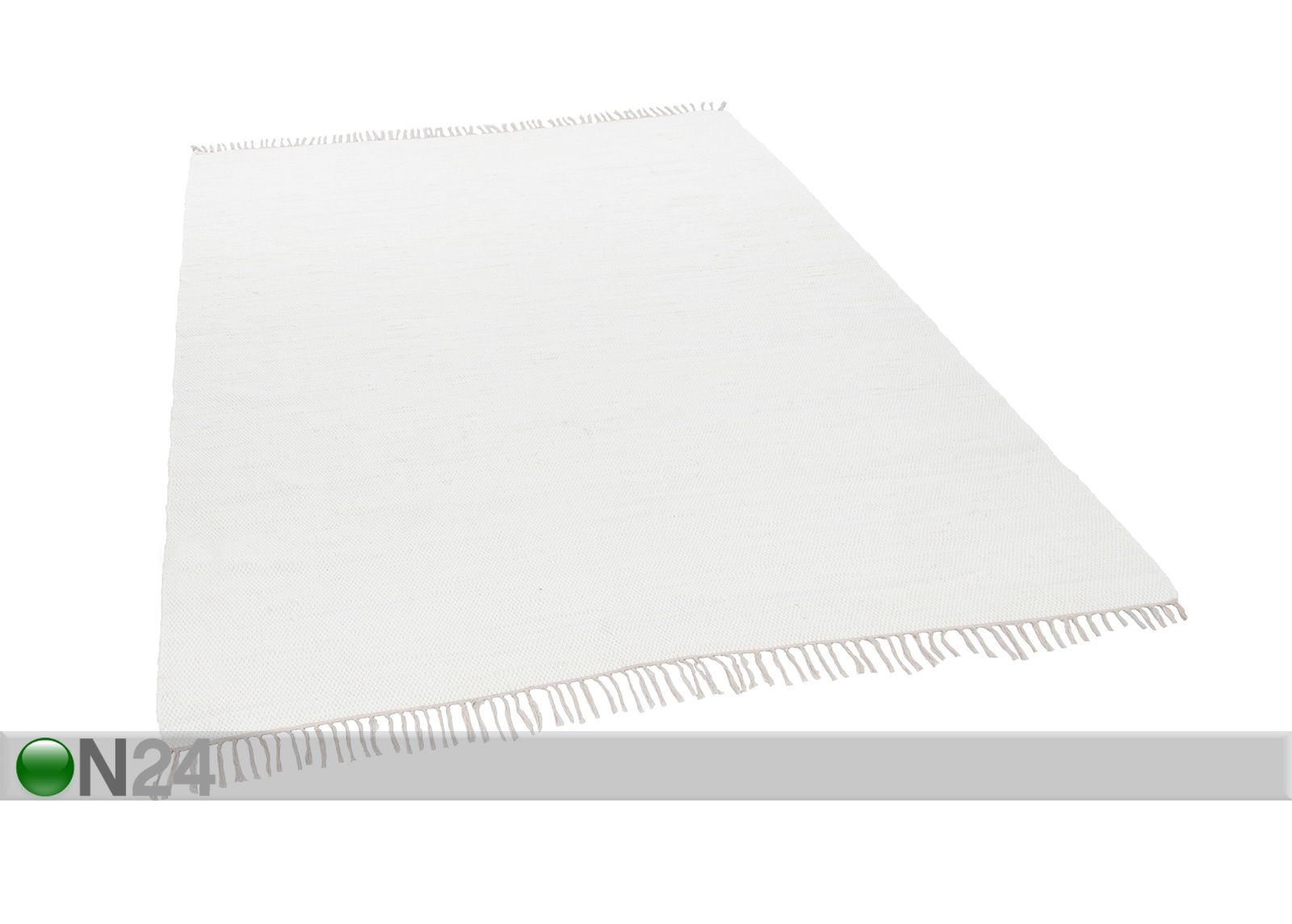 Matto Happy Cotton Uni 160x230 cm, valkoinen kuvasuurennos
