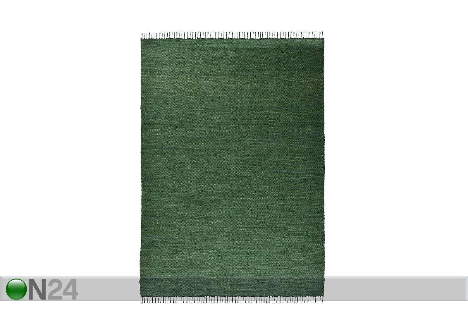 Matto Happy Cotton Uni 40x60 cm, tummanvihreä kuvasuurennos