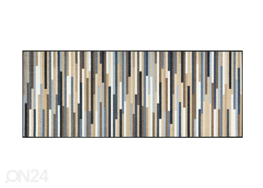 Matto MIKADO STRIPES NATURE 75x190 cm kuvasuurennos