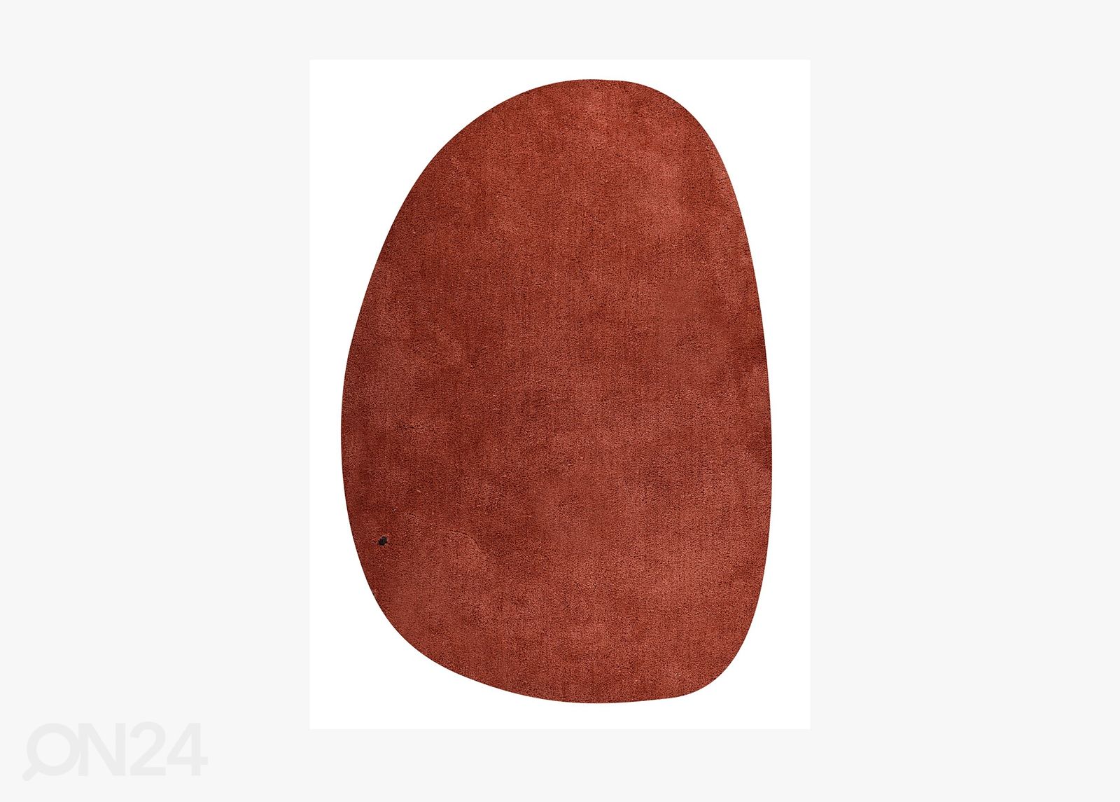 Matto Tom Tailor Cozy Pebble, 80x120 cm ruosteenvärinen kuvasuurennos