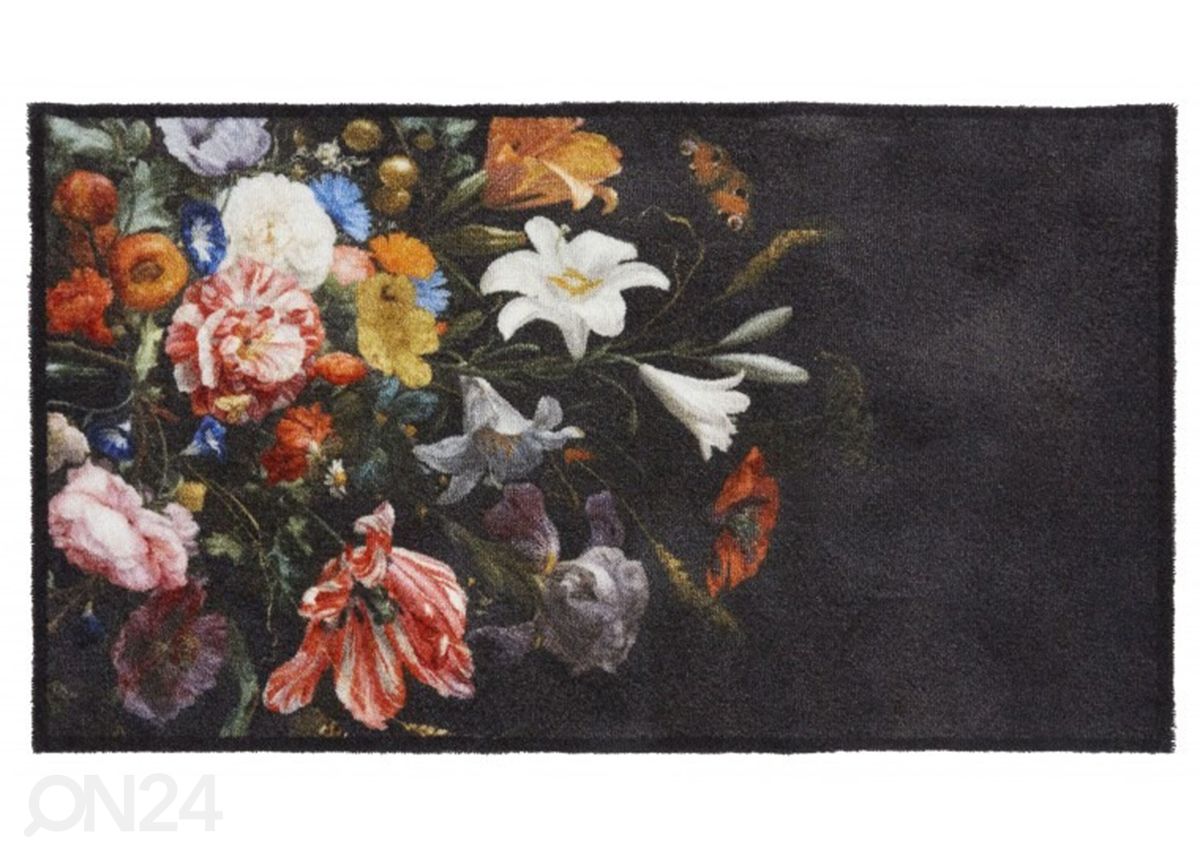 Matto Universal Cheerful Flowers 67x120 cm kuvasuurennos