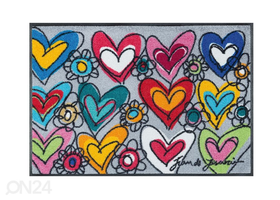 Matto WITH LOVE, ALL THINGS ARE POSSIBLE 50x75 cm kuvasuurennos