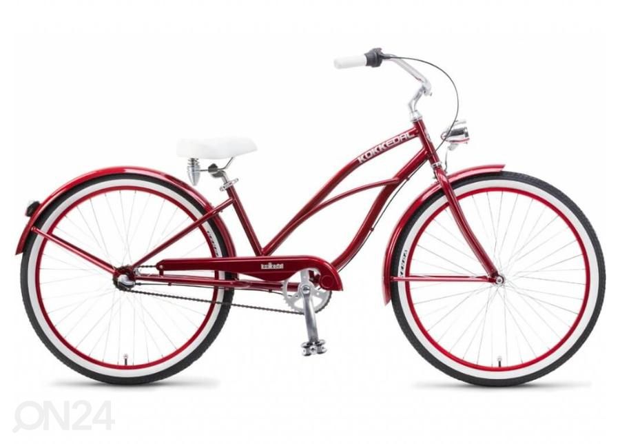 Naisten cruiser-pyörä 26" Kokkedal Cherry 3 vaihdetta kuvasuurennos