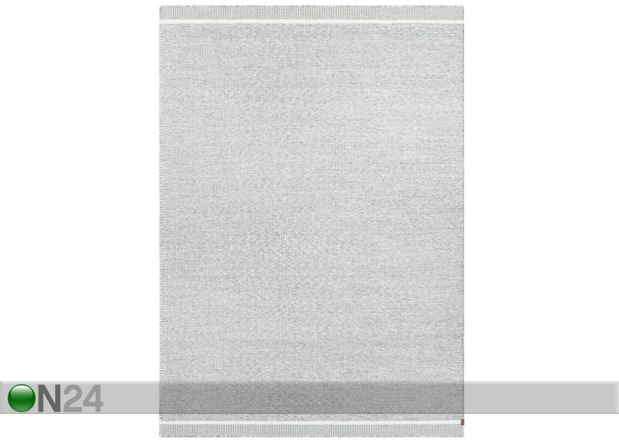 Narma käsinkudottu villamatto Nummela grey 140x200 cm kuvasuurennos