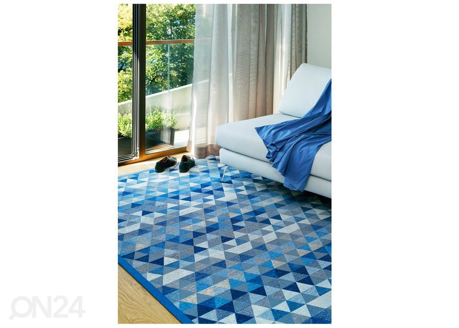 Narma smartWeave® matto Luke blue 100x160 cm kuvasuurennos