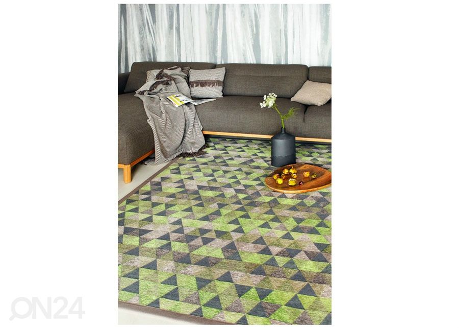 Narma smartWeave® matto Luke green 100x160 cm kuvasuurennos