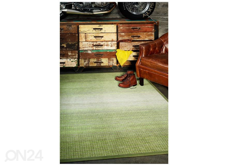 Narma smartWeave® matto Moka olive 100x160 cm kuvasuurennos