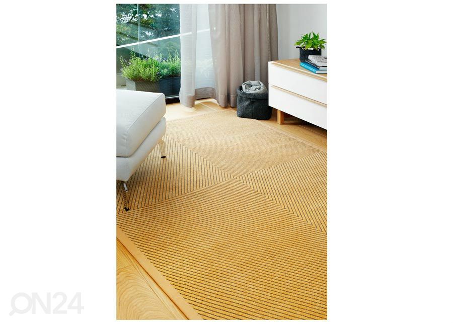 Narma smartWeave® matto Vivva gold 100x160 cm kuvasuurennos