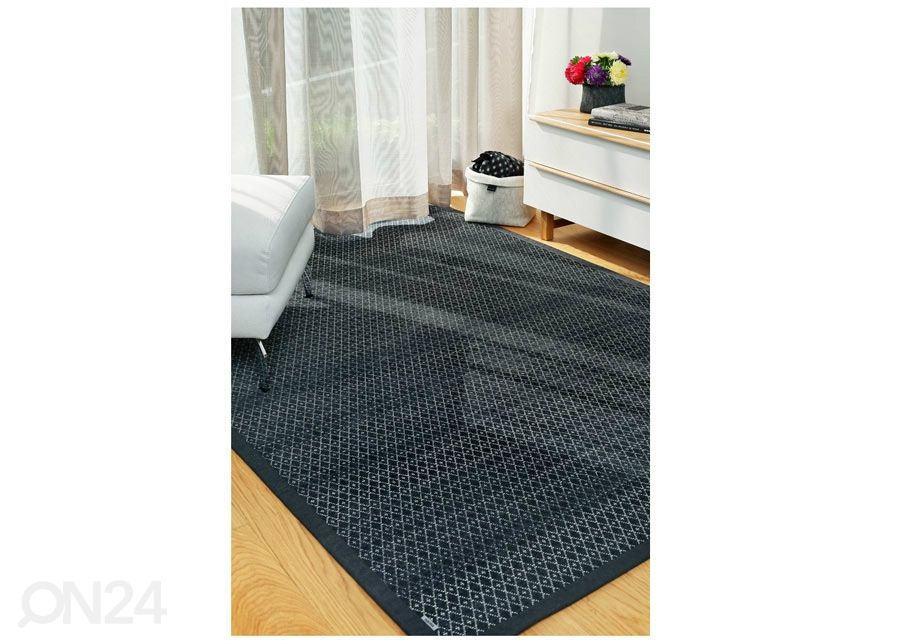 Narma smartWeave® TWIN matto Tsirgu carbon 100x160 cm kuvasuurennos