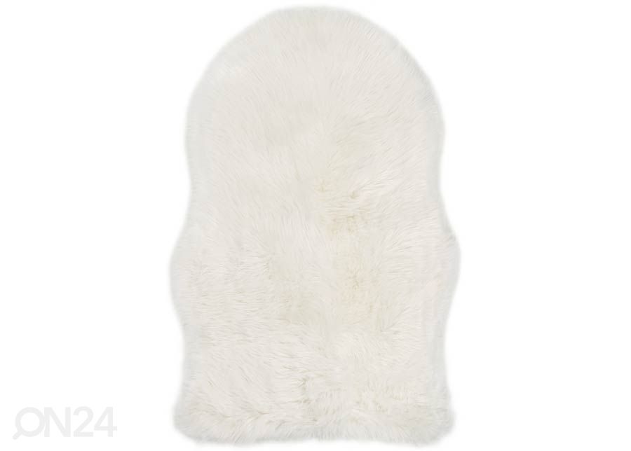 Narma Vegan Fur plyysimatto Dolly ivory 60x90 cm kuvasuurennos