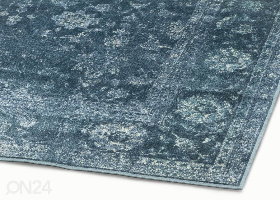 Narma viskoosimatto Maya grey-blue 65x135 cm kuvasuurennos