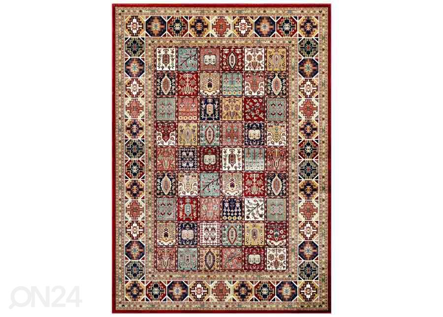 Narma viskoosimatto Zahra red 80x125 cm kuvasuurennos