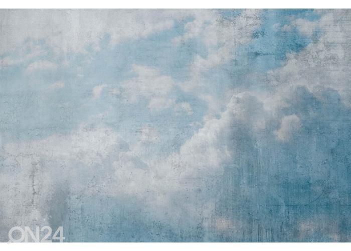 Non-woven kuvatapetti Blue Clouds Abstract 150x250 cm kuvasuurennos