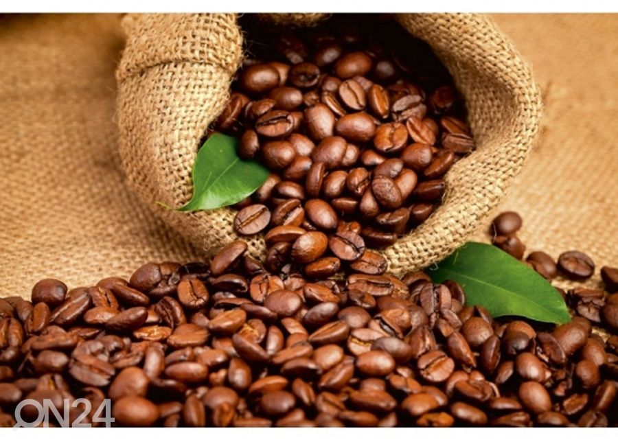 Non-woven kuvatapetti Coffee beans 375x250 cm kuvasuurennos