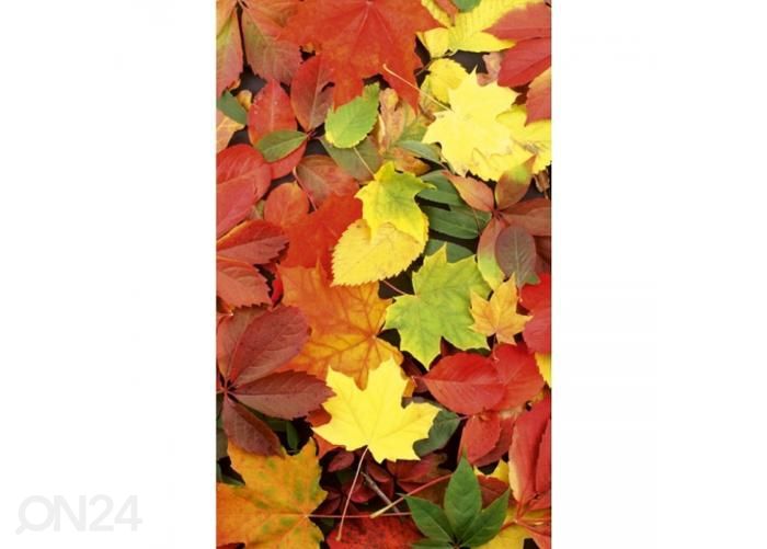 Non-woven kuvatapetti Colourful leaves 150x250 cm kuvasuurennos