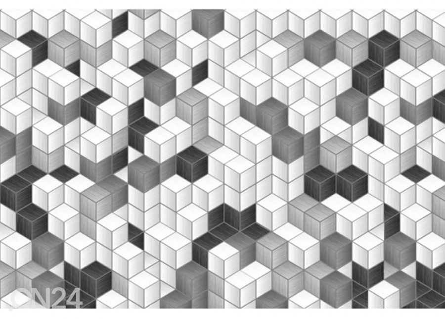 Non-woven kuvatapetti Cube blocks 150x250 cm kuvasuurennos