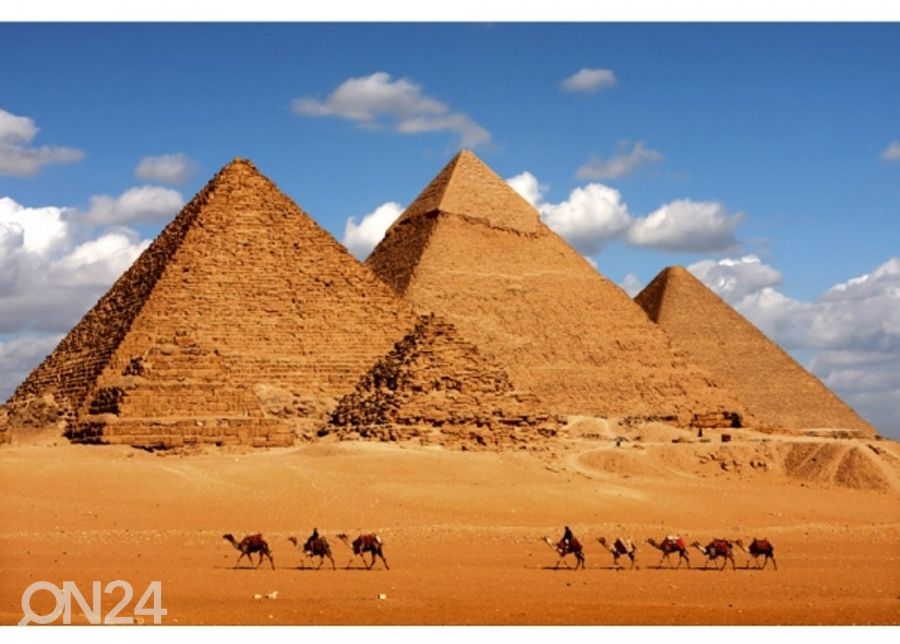 Non-woven kuvatapetti Egypt pyramid 150x250 cm kuvasuurennos