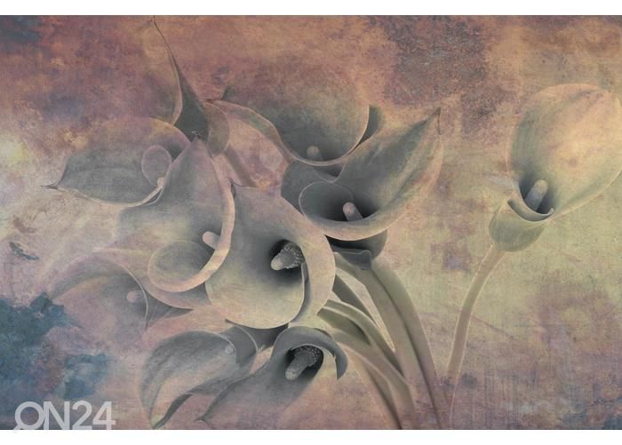 Non-woven kuvatapetti Flower Abstract I 150x250 cm kuvasuurennos