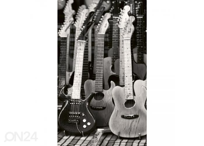 Non-woven kuvatapetti Guitars collection 150x250 cm kuvasuurennos