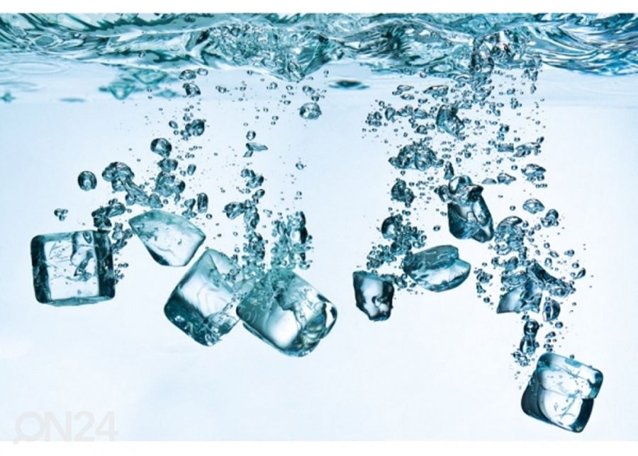 Non-woven kuvatapetti Ice cubes 150x250 cm kuvasuurennos