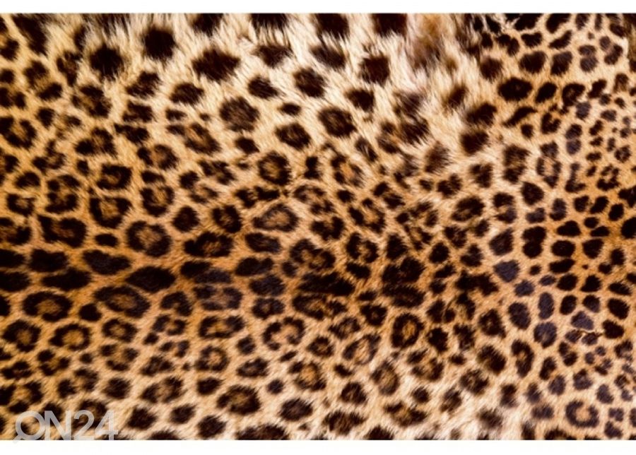 Non-woven kuvatapetti Leopard skin 375x250 cm kuvasuurennos