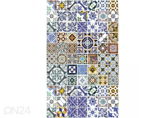 Non-woven kuvatapetti Portugal tiles 150x250 cm kuvasuurennos