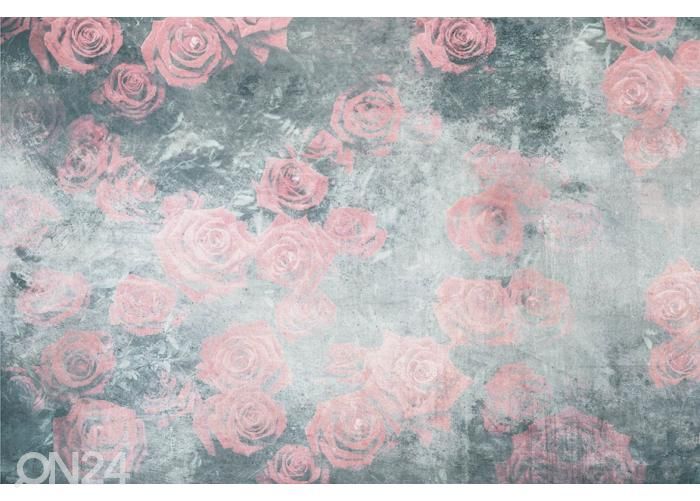 Non-woven kuvatapetti Roses Abstract I 150x250 cm kuvasuurennos