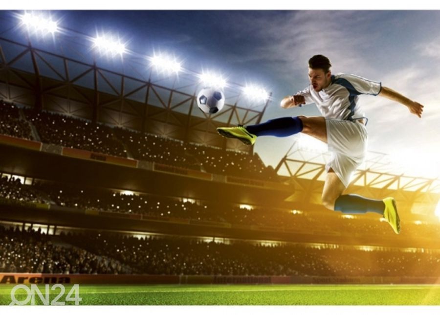 Non-woven kuvatapetti Soccer player 150x250 cm kuvasuurennos