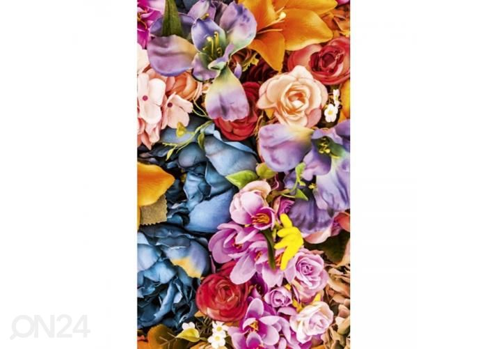 Non-woven kuvatapetti Vintage flowers 150x250 cm kuvasuurennos