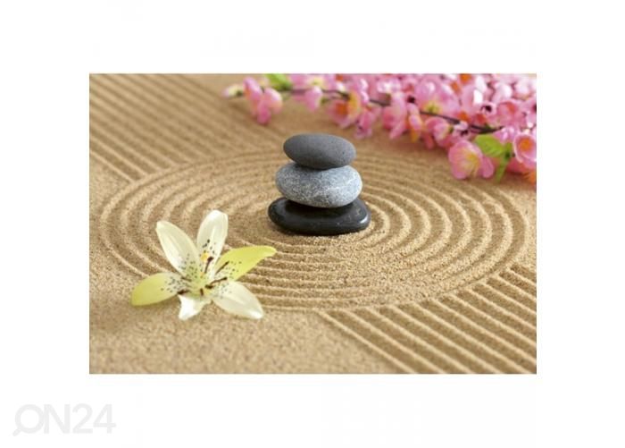 Non-woven kuvatapetti Zen garden 375x250 cm kuvasuurennos