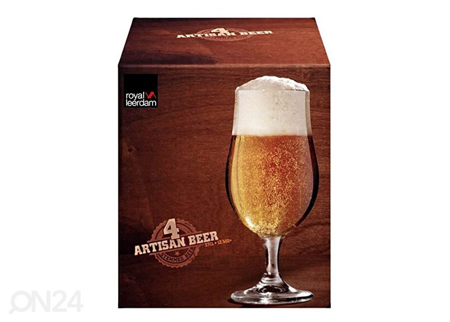 Oluttuoppi Royal Leerdam Artisan, Pilsner 37 cl, 4 kpl kuvasuurennos