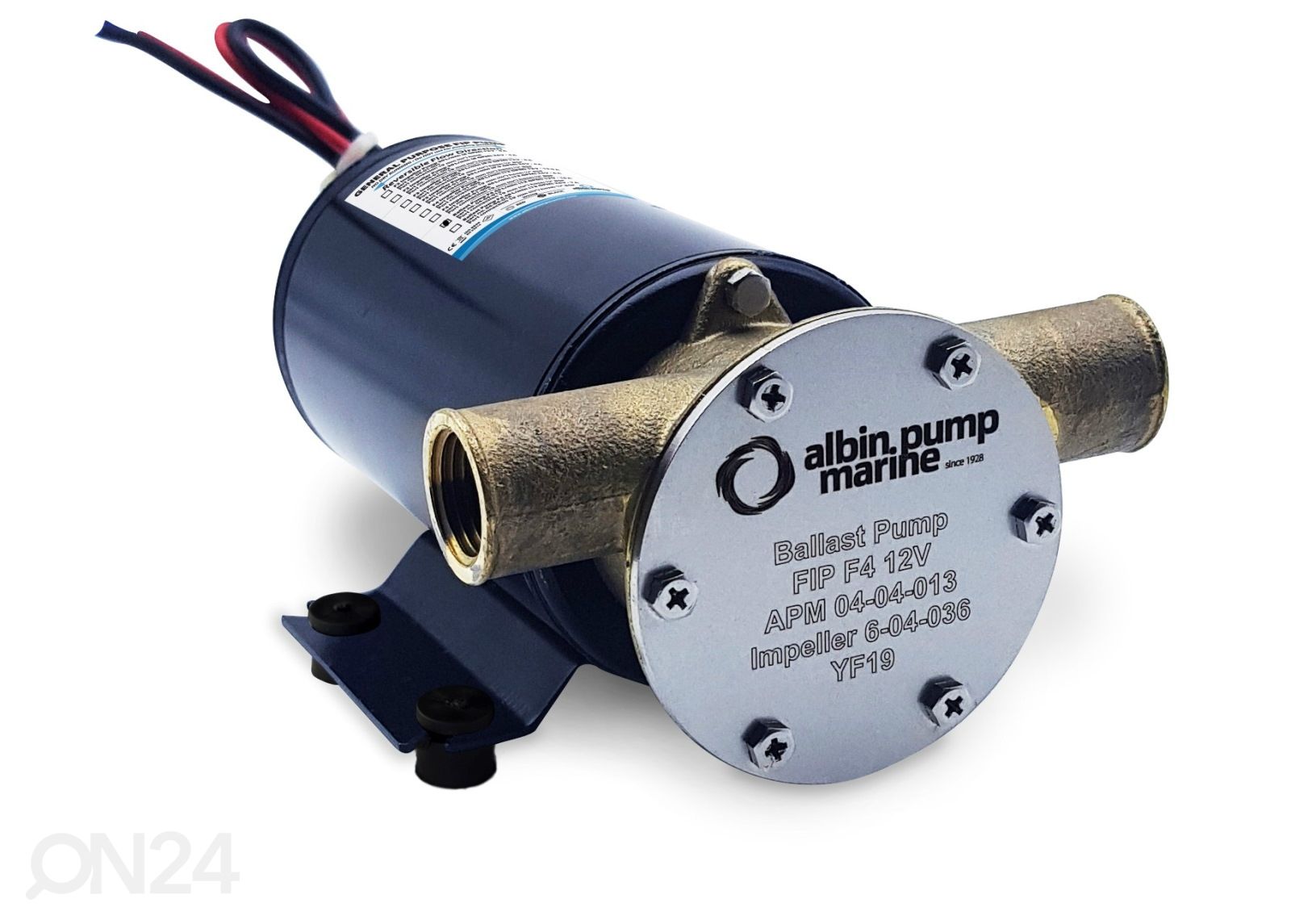 Painovesipumppu F4 55 L/min 24 V kuvasuurennos