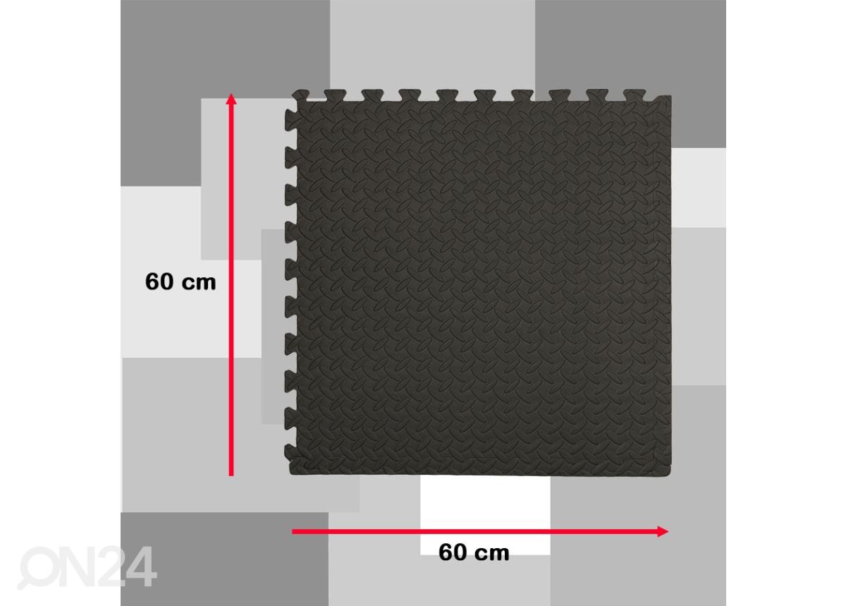 Palamatto 60x60 cm, 4 kpl kuvasuurennos mitat