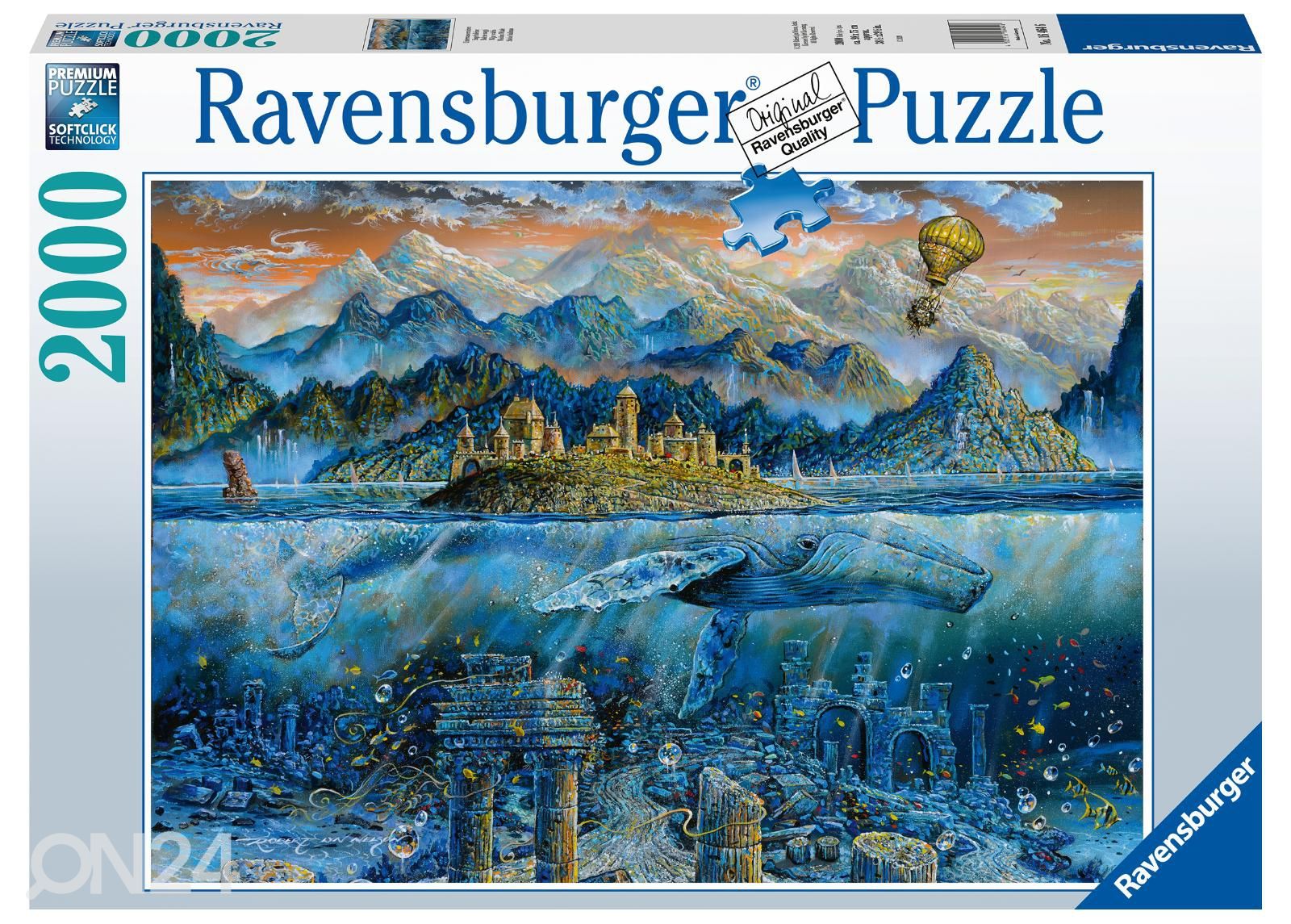 Palapeli Ravensburger Viisauden valas 2000 palaa kuvasuurennos