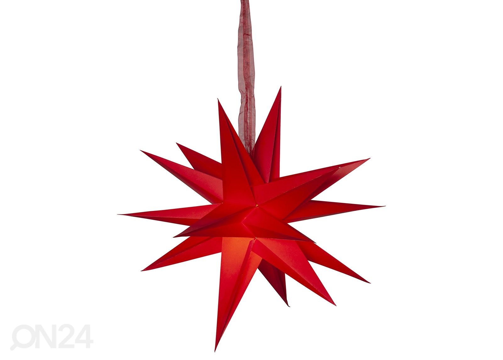 Paperitähti December 45 cm, punainen kuvasuurennos
