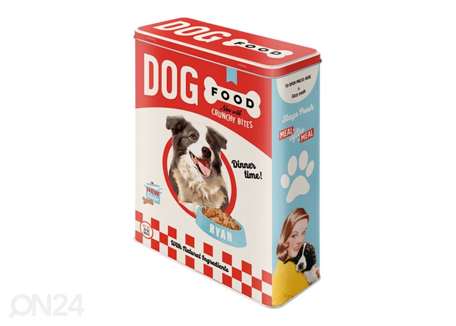 Peltipurkki Dog Food 4 L kuvasuurennos