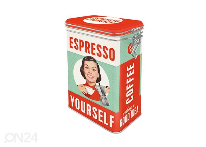 Peltipurkki Espresso Yourself 1,3 L kuvasuurennos