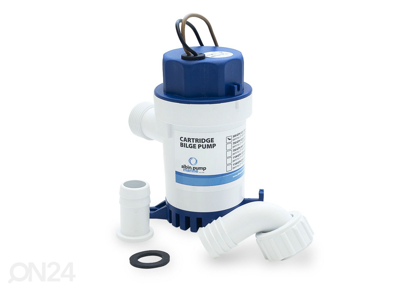 Pilssipumppu 750 GPH (50 L/min) 12 V kuvasuurennos