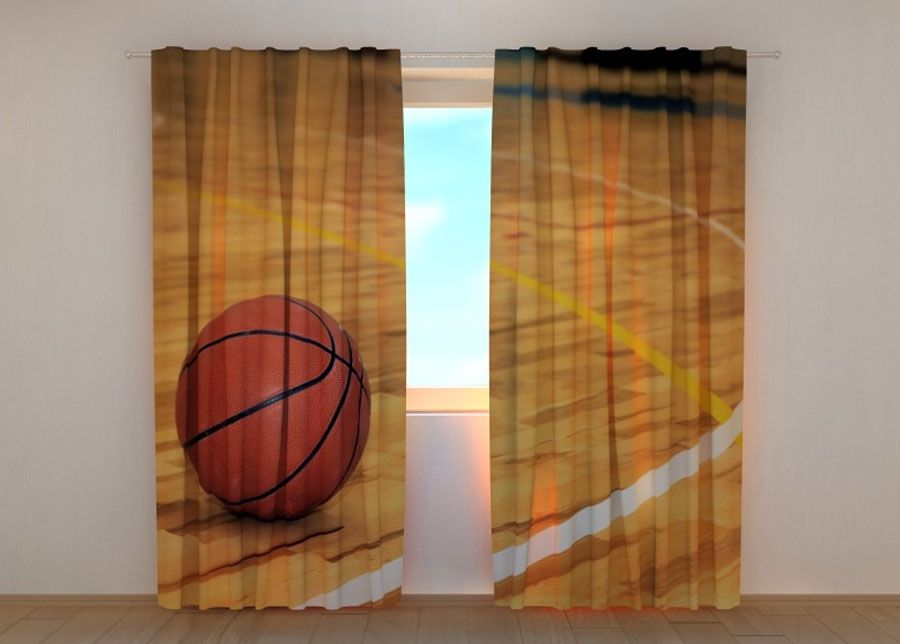 Pimennysverhot Basketball 240x220 cm kuvasuurennos