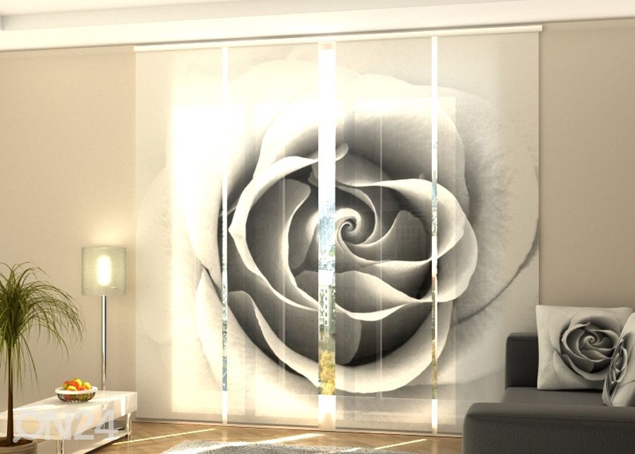 Pimentävä paneeliverho Grey Rose 240x240 cm kuvasuurennos