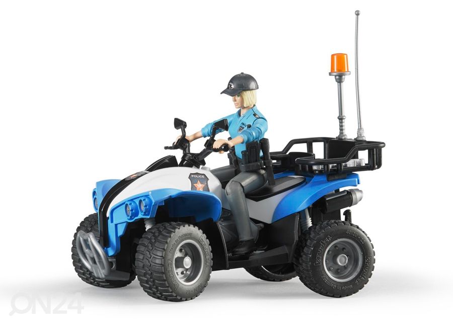 Poliisi ATV+hahmo 1:16 BRUDER kuvasuurennos