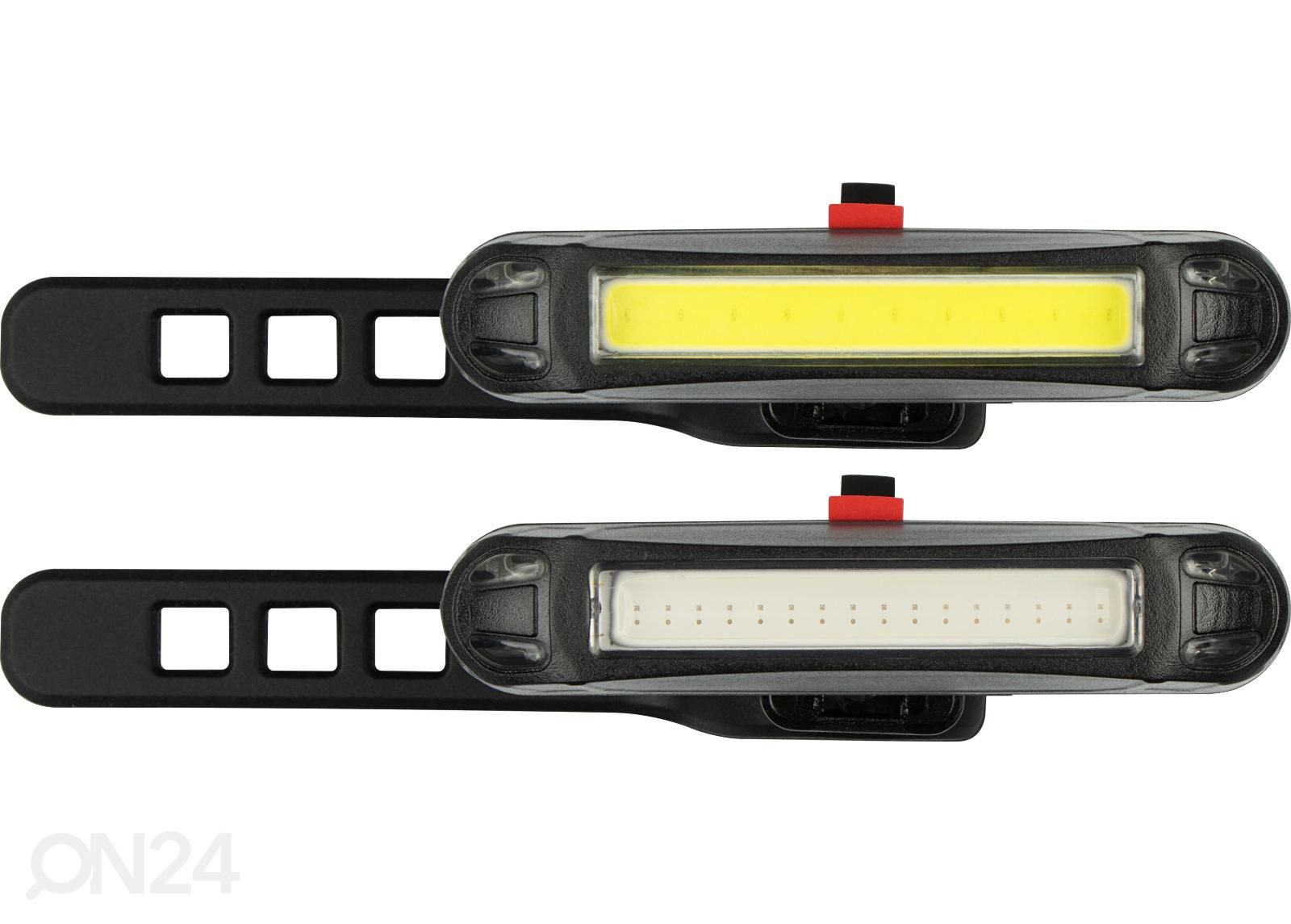 Polkupyörän valot Zoom Bar 45 LED 2 kpl kuvasuurennos