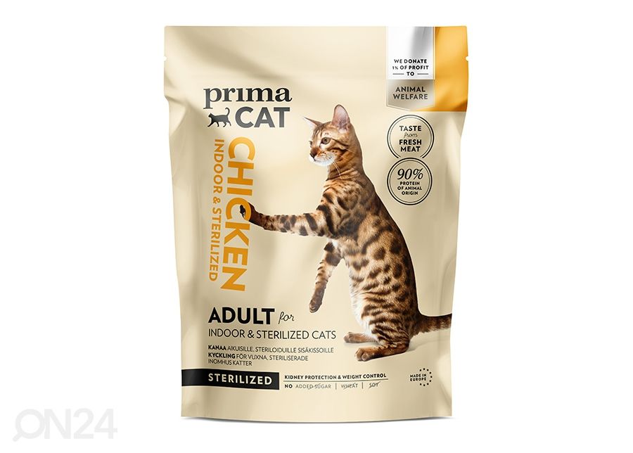 PrimaCat kuivaruoka steriloiduille kissoille 1,4 kg kuvasuurennos