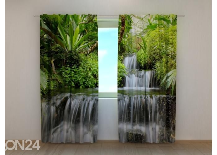 Puolipimentävä kuvaverho Bali Freshness 240x220 cm kuvasuurennos