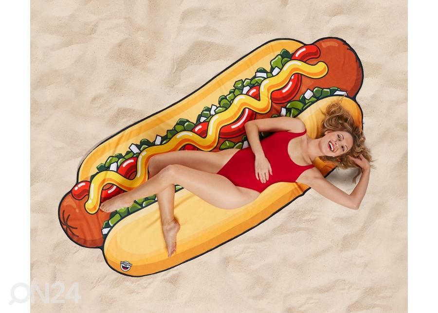 Rantamatto Hot Dog 216 x 94 cm kuvasuurennos