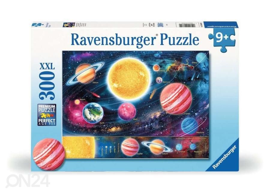 Ravensburger palapeli 300 kpl Aurinkokunta kuvasuurennos