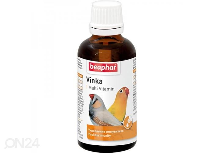 Ravintolisä Beaphar häkkilintuille Vinka Bird Vitamin 50 ml kuvasuurennos