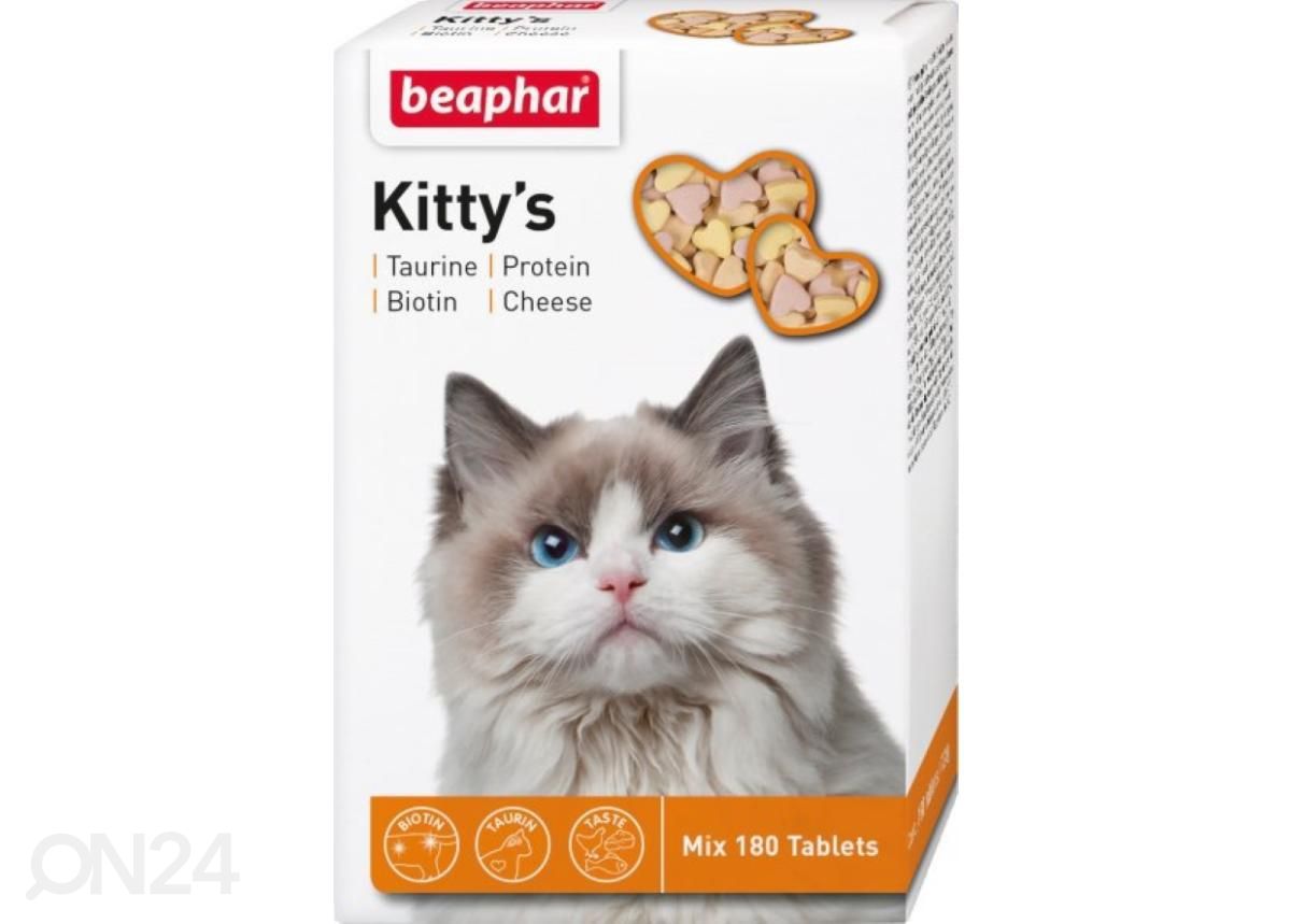 Ravintolisä Beaphar Kittys Mix Protein N180 kuvasuurennos